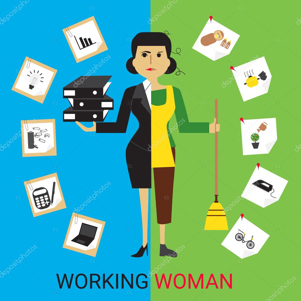 13,465 ilustraciones de stock de Working women | Depositphotos®