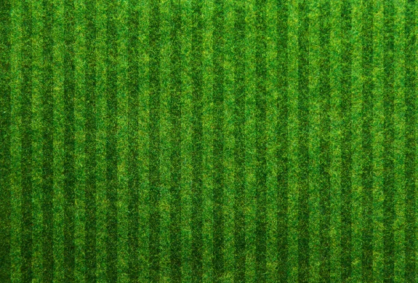 Green grass soccer field background — Stock Photo, Image