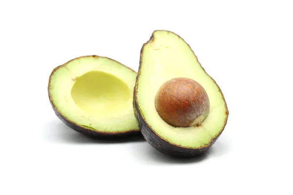 Avocado op witte achtergrond — Stockfoto