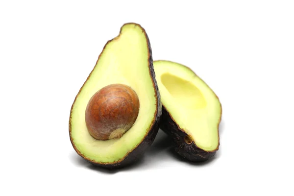 Avocado op witte achtergrond — Stockfoto