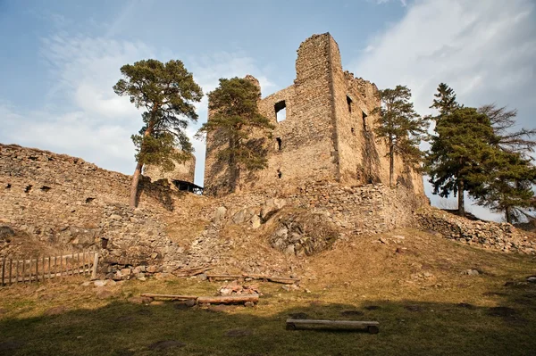 Ruínas do castelo velho Fotografias De Stock Royalty-Free