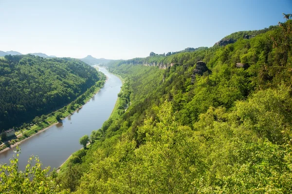 Elbe canyon — Stock Photo, Image