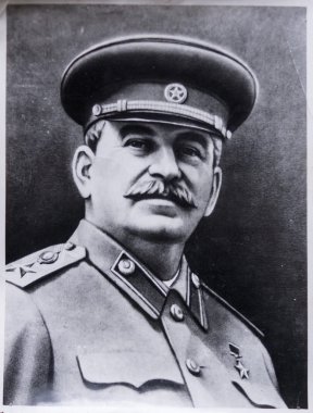 Stalin 'in eski fotoğrafı.