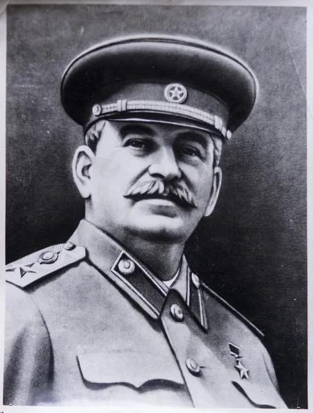 Старое фото Сталина — стоковое фото