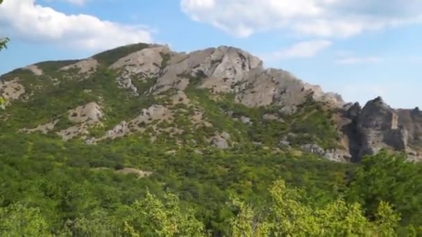 Crimea montagne zoom — Video Stock