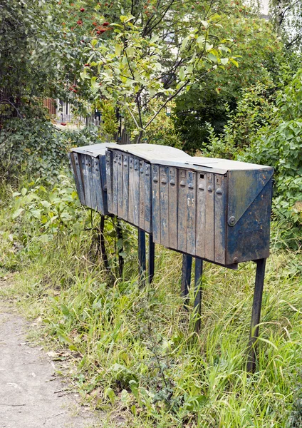 Några retro utanför postboxes — Stockfoto