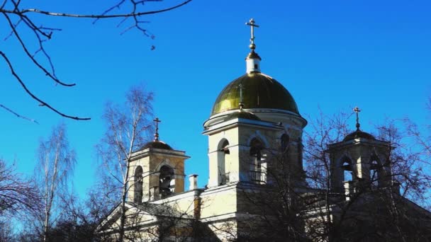 Orthodox church of st. Alexander Nevsky — Stock Video