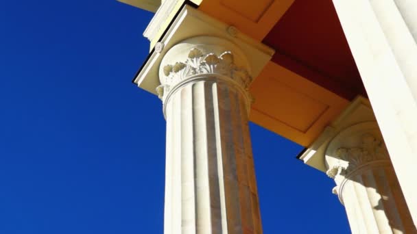 Colonne da teatro classiche — Video Stock