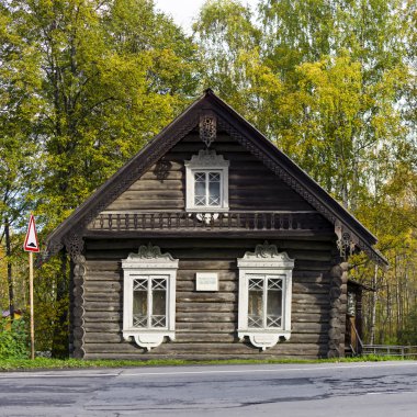 Eski benzersiz köylü evi 1830