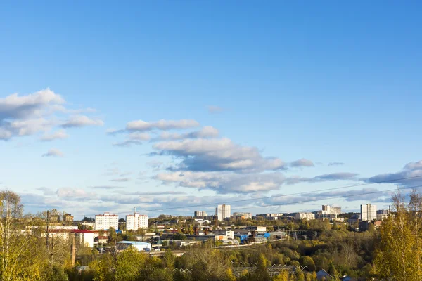 Vista da cidade no outono — Fotografia de Stock