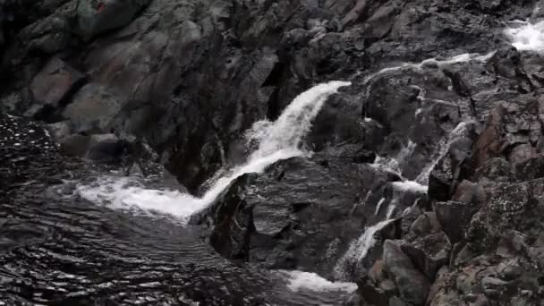 Le cascate di Hirvas — Video Stock