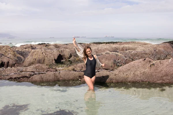 Vivir la vida de playa — Foto de Stock