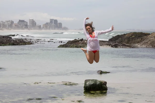 Jumping for Joy — Stock Photo, Image