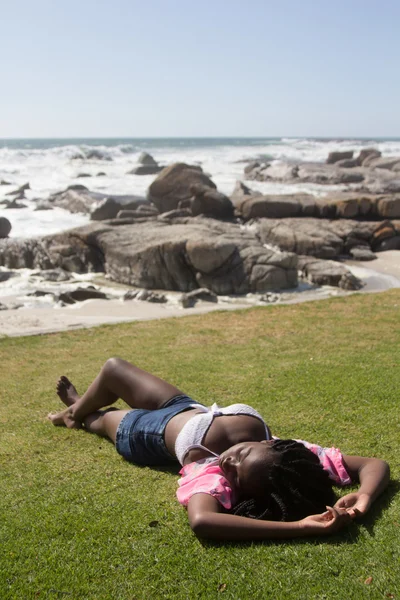 Relaxante na natureza — Fotografia de Stock