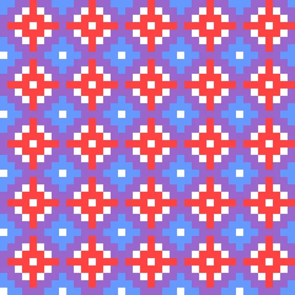 シームレスな幾何学的抽象パターン ベクトルイラスト 要素設計 — ストックベクタ