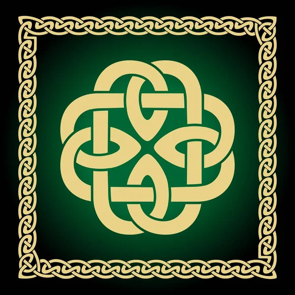 Кельтські Вузли Візерунки Використання Татуюваннях Або Дизайнах Векторні Ілюстрації — стоковий вектор