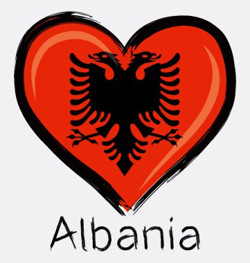 Arnavutluk bayrağını seviyorum