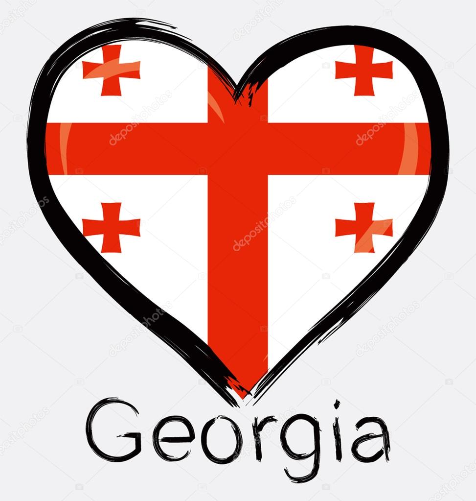 Love Georgia flag