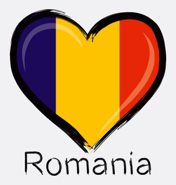 Aşk grunge Romanya bayrağı