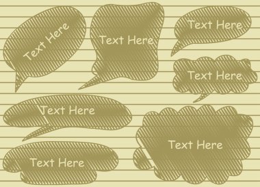 yarım yamalak kabarcık konuşma