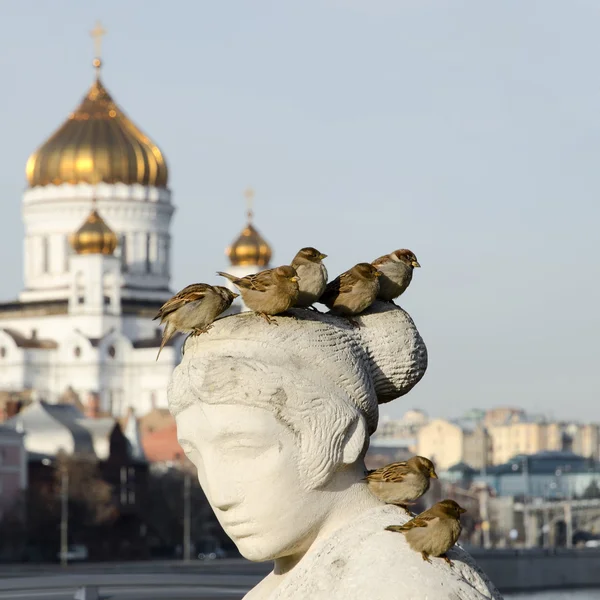 Una estatua en el Parque Muzeon en Moscú — Foto de Stock
