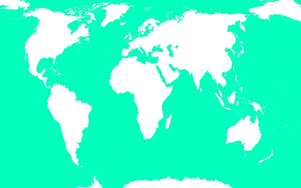 El mapa estilizado del mundo — Foto de Stock