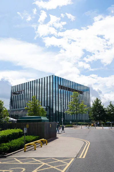 Corby Reino Unido Agosto 2021 Corby Cube Building Corby Borough — Foto de Stock