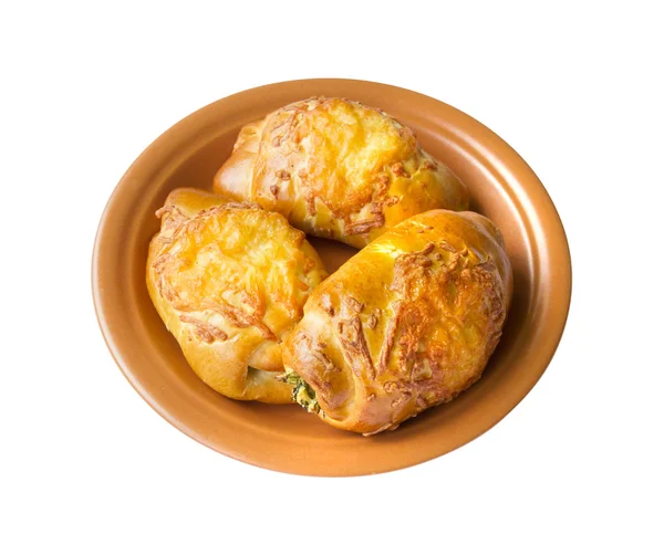 Kotleciki z owczym serem i szpinakiem — Zdjęcie stockowe