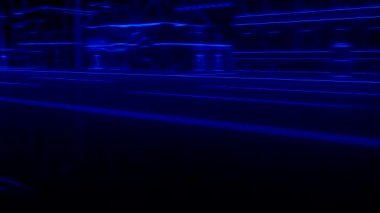 Soyut 3d araba animasyon