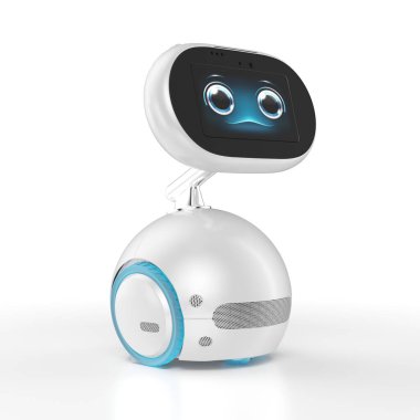 Akıllı ekranlı akıllı robot. Ev Asistanı.