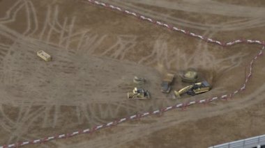 bina inşaat timelapse gece