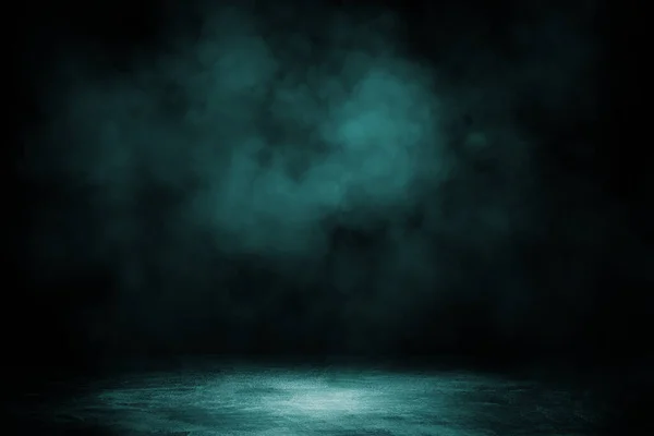 Абстрактное Изображение Пустого Пространства Бетонного Пола Фоне Текстуры Прожектором Туманом — стоковое фото