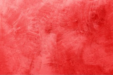 Kırmızı alçı ya da alçıtaşı beton duvar grunge doku arkaplanı.