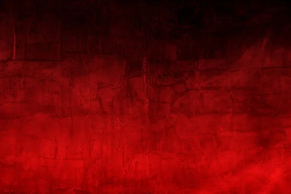 Empty Space Dark Concrete Wall Grunge Texture Background Smoke Red — Stock Photo, Image