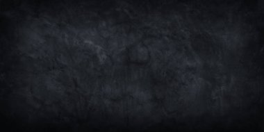 Soyut siyah beton duvar grunge doku arkaplanı.