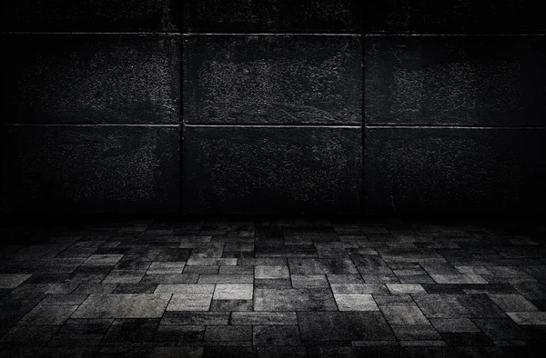 스튜디오 콘크리트 바닥의 효과와 텍스처 배경을 Grunge — 스톡 사진