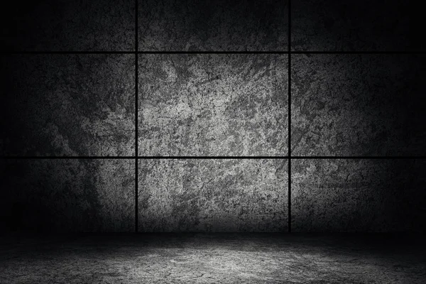 Пустой Студии Темной Комнаты Бетонный Пол Гранж Текстуры Фона — стоковое фото