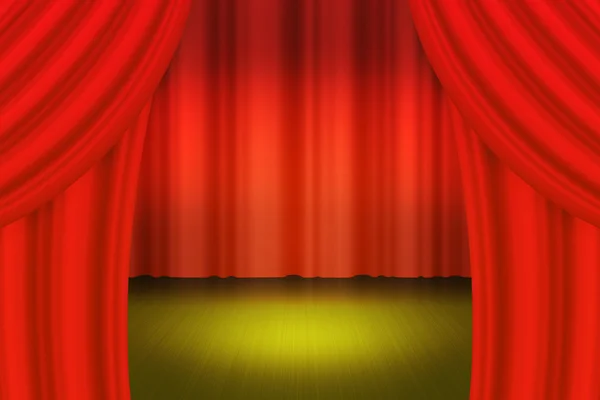 Red Cloth Curtain Background — 스톡 사진