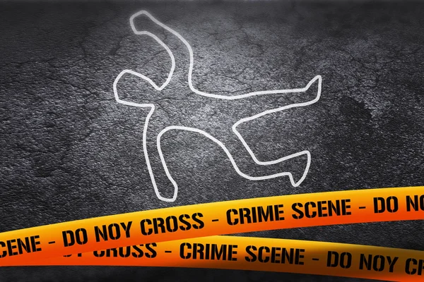 Victim Oncrime Scene Image — 스톡 사진