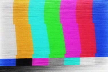 Test ekran Glitch doku