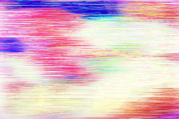 Tela Cores Glitch Textura — Fotografia de Stock