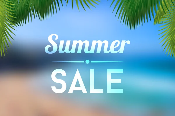 Summer Sale Banner Background — Stock Photo, Image