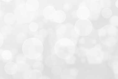 Beyaz Bokeh Arkaplan Dokusu