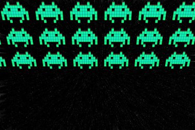 Inviders Oyun Ekran Arkaplanı