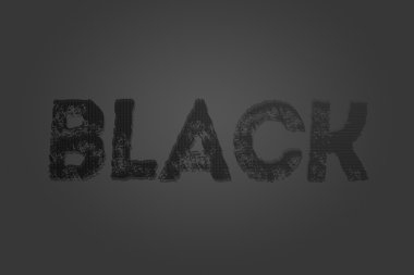 Siyah Mürekkep Kağıt Dokusu