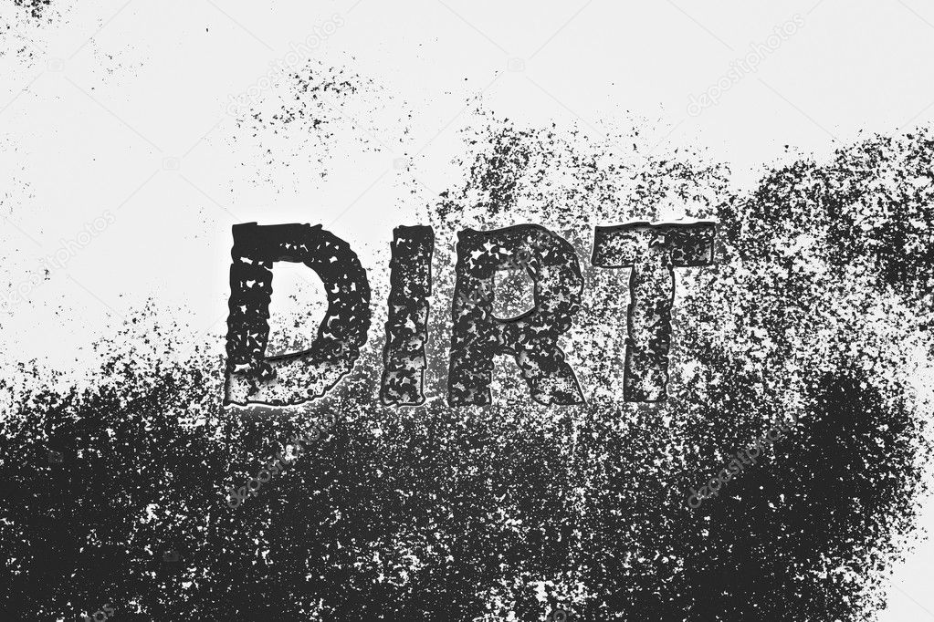 Dirt on Paper Background