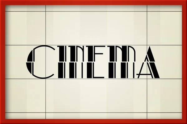Cinema Vintage Bakgrund — Stockfoto