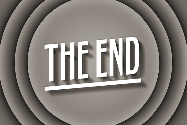 The End Old Movie Title