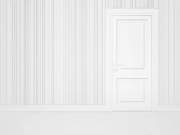White Door Backdrop — Stock Photo, Image