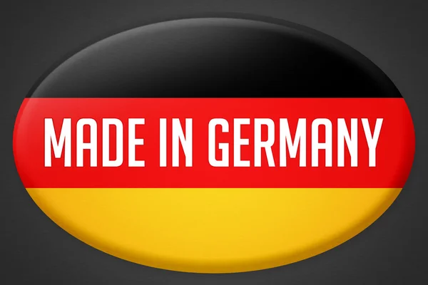 Germania Sullo Sfondo Made Germany — Foto Stock